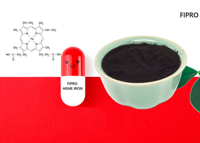 Iron Deficiency Treatment Organic Heme Iron Powder CAS No.16009-13-5